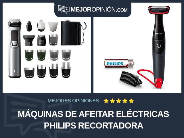 Máquinas de afeitar eléctricas Philips Recortadora