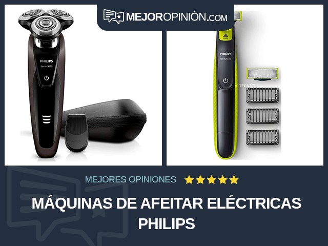 Máquinas de afeitar eléctricas Philips