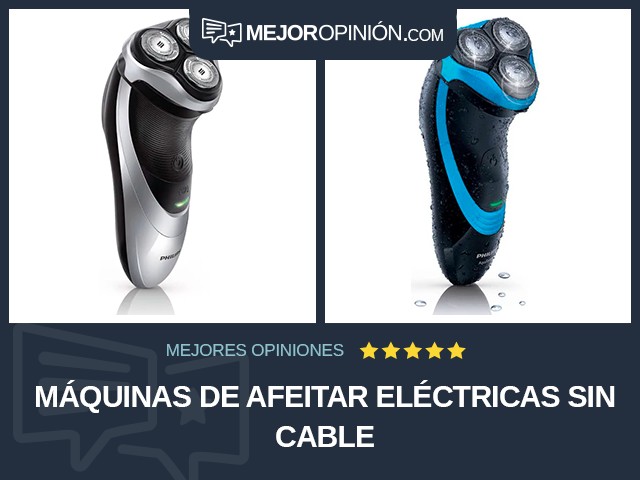 Máquinas de afeitar eléctricas Sin cable