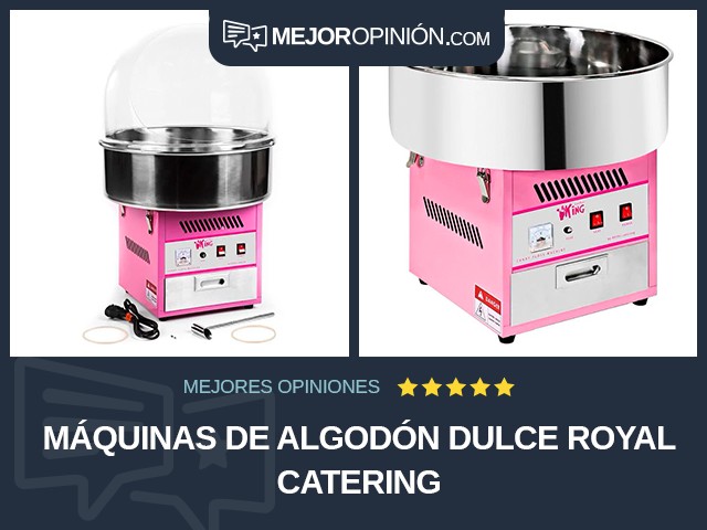 Máquinas de algodón dulce Royal Catering