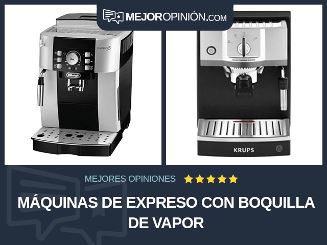 Máquinas de expreso Con boquilla de vapor