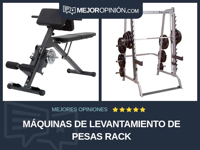 Máquinas de levantamiento de pesas Rack
