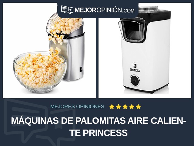 Máquinas de palomitas Aire caliente Princess