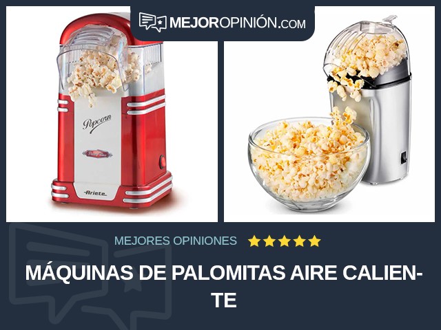 Máquinas de palomitas Aire caliente