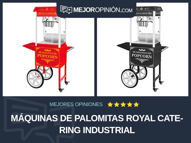 Máquinas de palomitas Royal Catering Industrial
