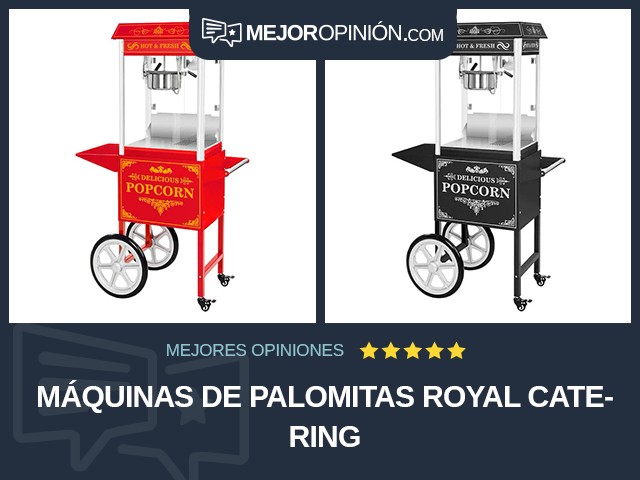 Máquinas de palomitas Royal Catering