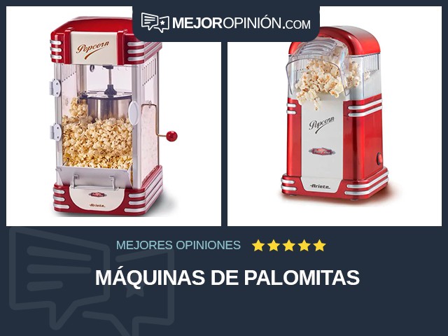 Máquinas de palomitas