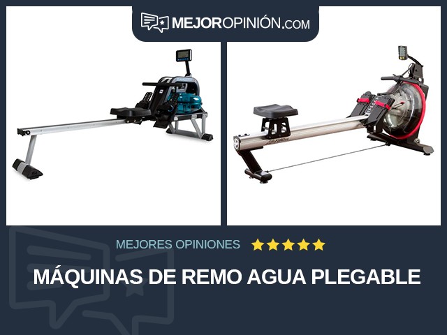 Máquinas de remo Agua Plegable