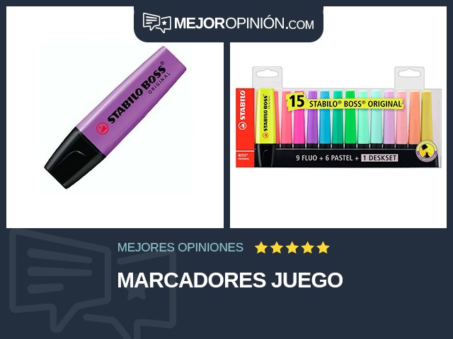 Marcadores Juego