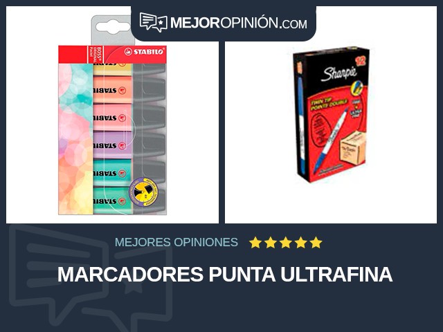 Marcadores Punta ultrafina