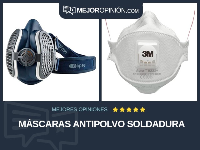 Máscaras antipolvo Soldadura