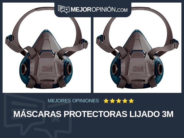 Máscaras protectoras Lijado 3M