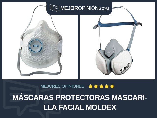 Máscaras protectoras Mascarilla facial Moldex
