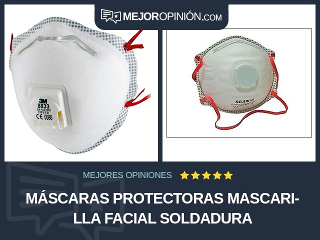 Máscaras protectoras Mascarilla facial Soldadura