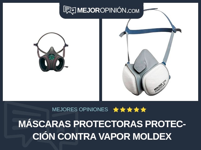 Máscaras protectoras Protección contra vapor Moldex