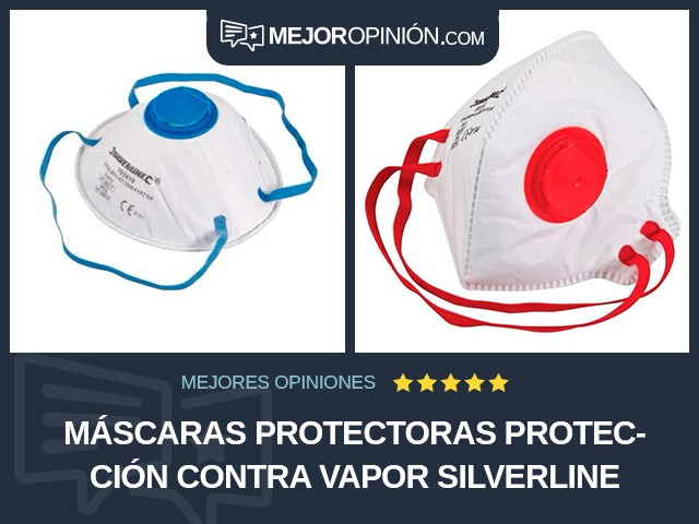 Máscaras protectoras Protección contra vapor Silverline Tools