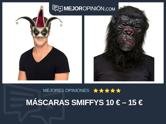 Máscaras Smiffys 10 € – 15 €