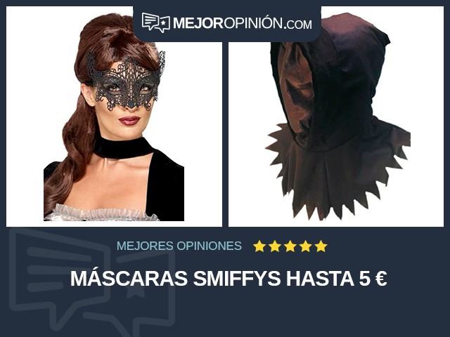 Máscaras Smiffys Hasta 5 €