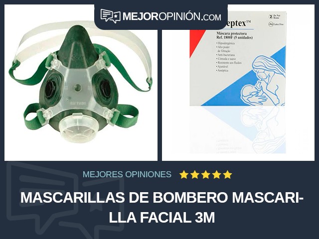 Mascarillas de bombero Mascarilla facial 3M