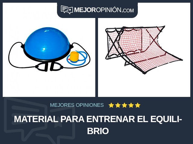 Material para entrenar el equilibrio