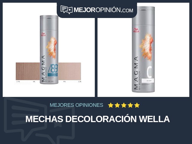 Mechas Decoloración Wella