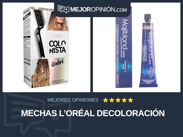 Mechas L'Oréal Decoloración