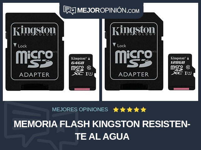 Memoria flash Kingston Resistente al agua