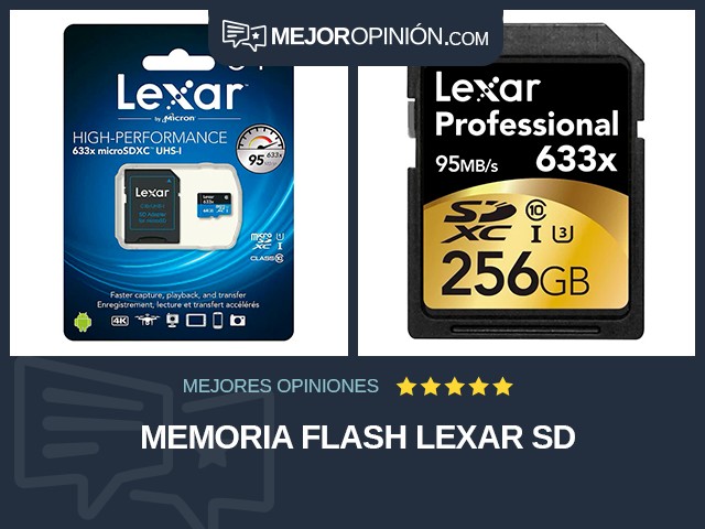 Memoria flash Lexar SD