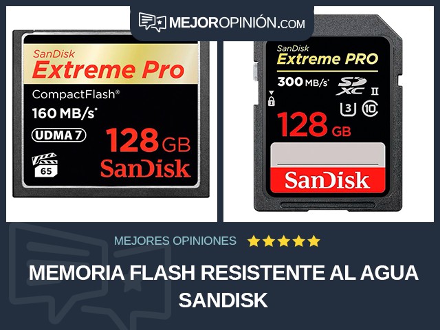 Memoria flash Resistente al agua SanDisk