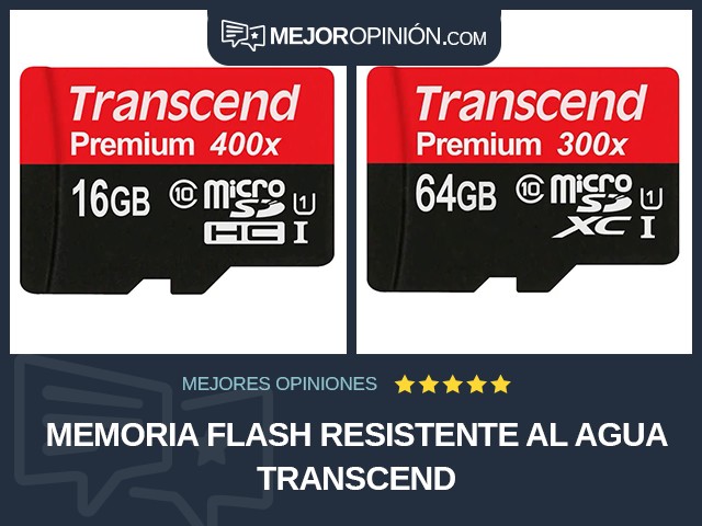 Memoria flash Resistente al agua Transcend