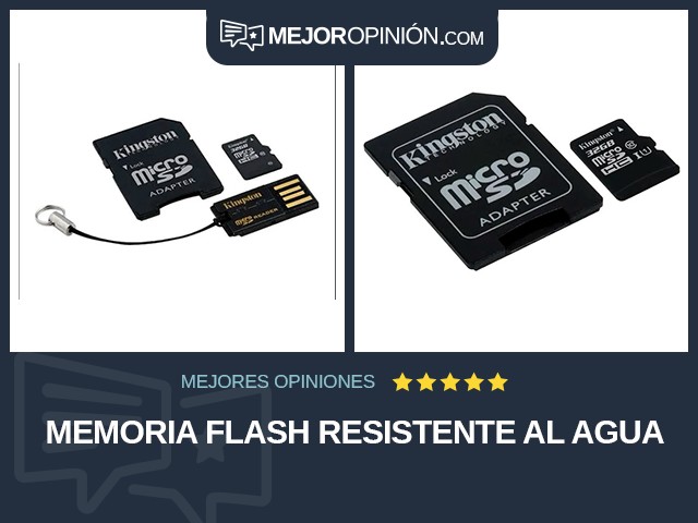 Memoria flash Resistente al agua