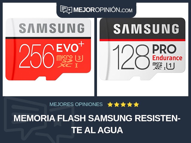 Memoria flash Samsung Resistente al agua