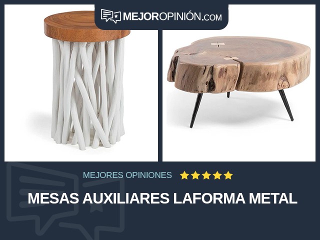 Mesas auxiliares LaForma Metal