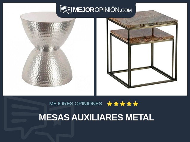 Mesas auxiliares Metal