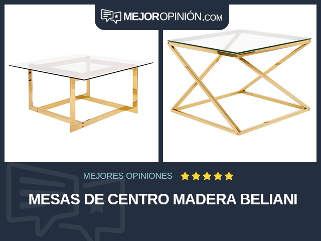 Mesas de centro Madera Beliani