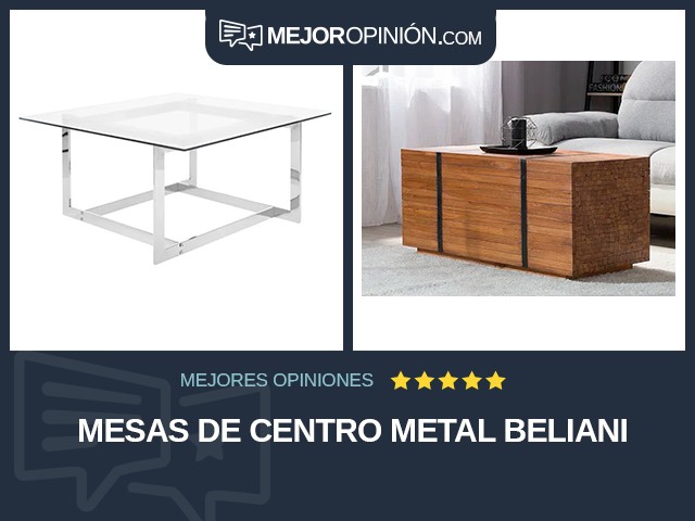 Mesas de centro Metal Beliani