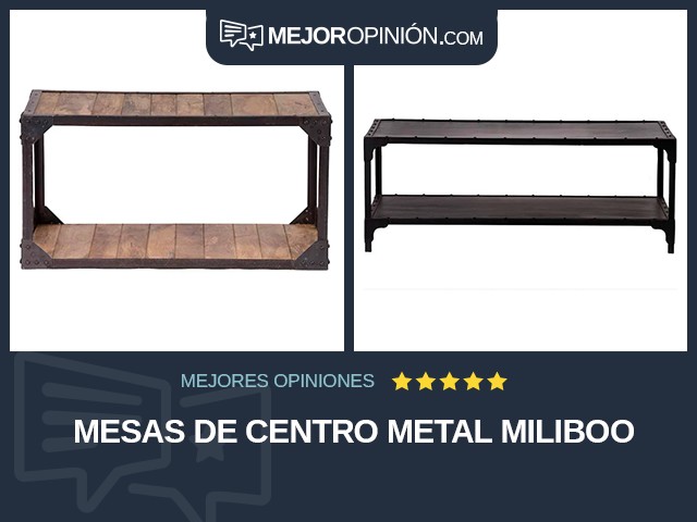 Mesas de centro Metal Miliboo