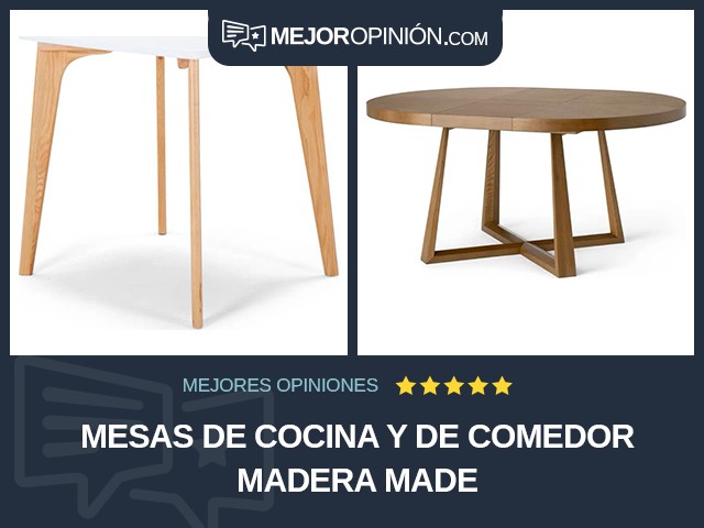 Mesas de cocina y de comedor Madera MADE