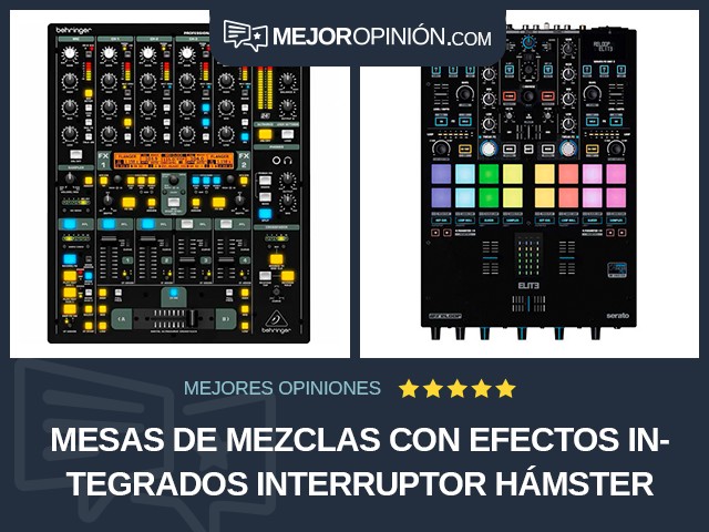 Mesas de mezclas Con efectos integrados Interruptor hámster