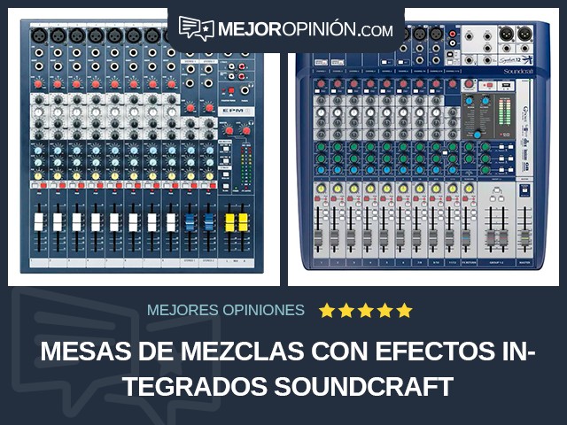 Mesas de mezclas Con efectos integrados Soundcraft