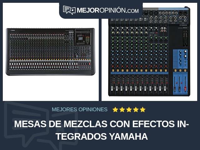 Mesas de mezclas Con efectos integrados Yamaha