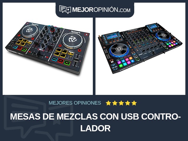 Mesas de mezclas Con USB Controlador