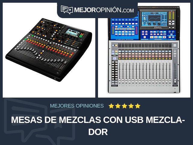 Mesas de mezclas Con USB Mezclador