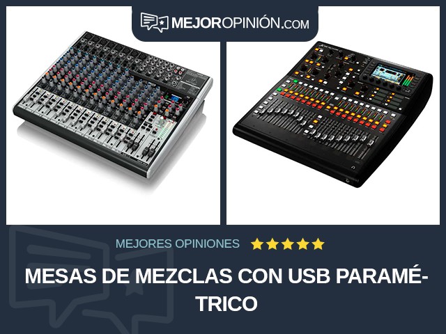 Mesas de mezclas Con USB Paramétrico