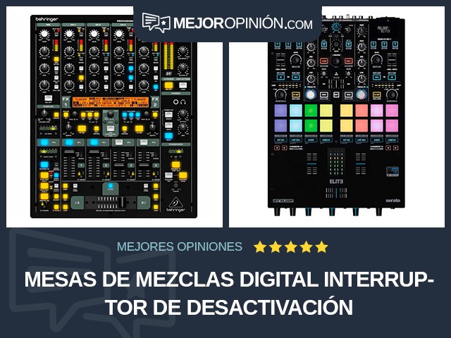 Mesas de mezclas Digital Interruptor de desactivación