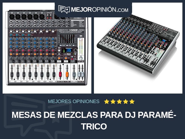 Mesas de mezclas Para DJ Paramétrico