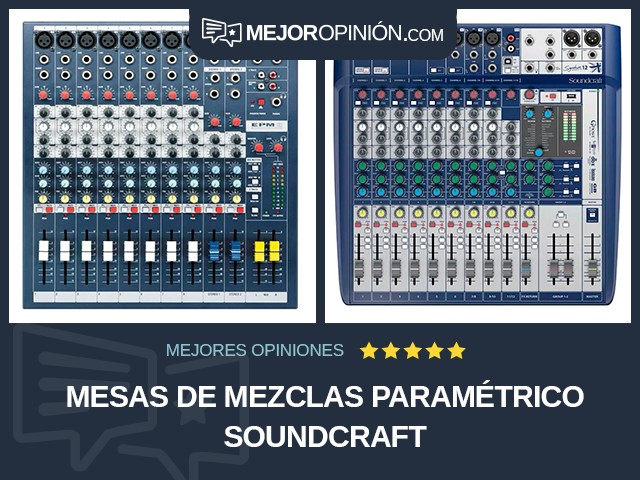 Mesas de mezclas Paramétrico Soundcraft