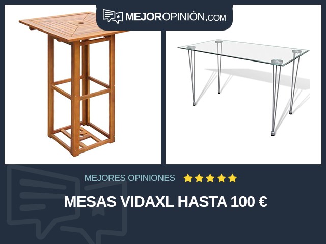 Mesas vidaXL Hasta 100 €