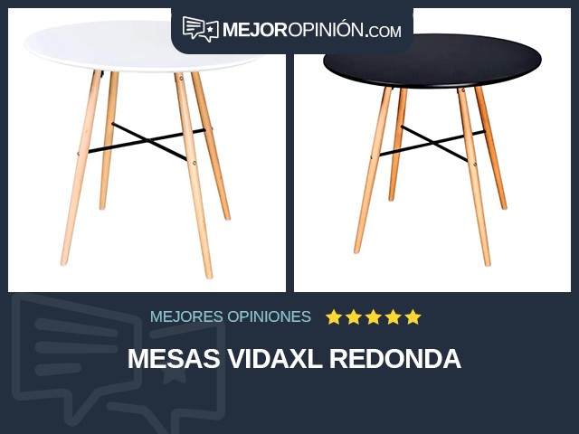 Mesas vidaXL Redonda