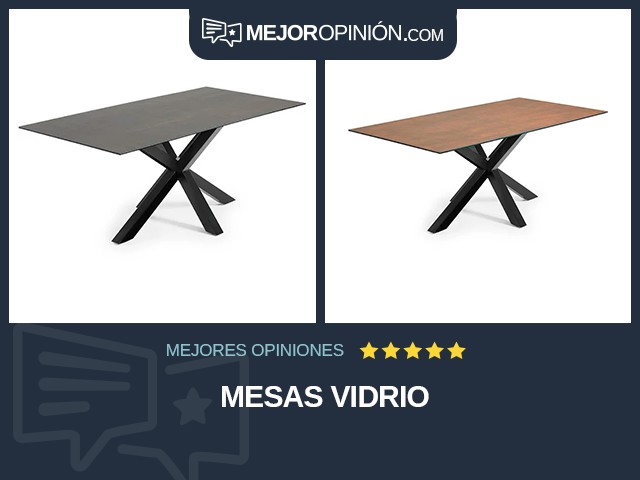 Mesas Vidrio